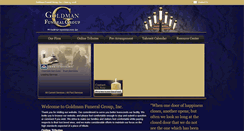 Desktop Screenshot of goldmanfuneralgroup.com